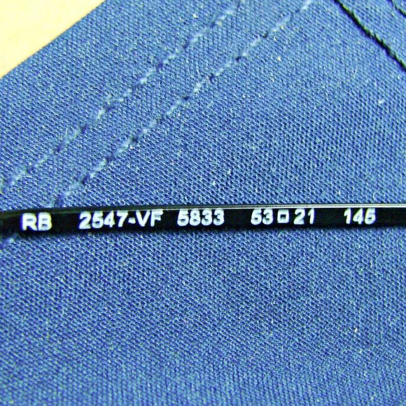 Ray Ban RB2547-VF Eyeglasses Grey Havana Black - Picture 10 of 12